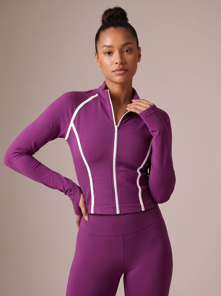 Seamless Slim Fit Yoga Jacket