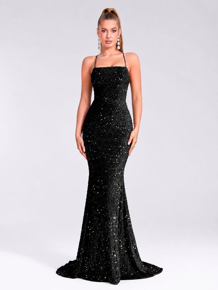 Glamorous Sequin Mermaid Evening Dress