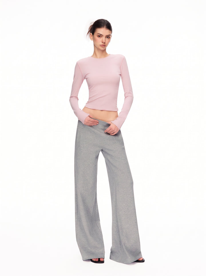 Comfy Low Rise Wide Leg Pants
