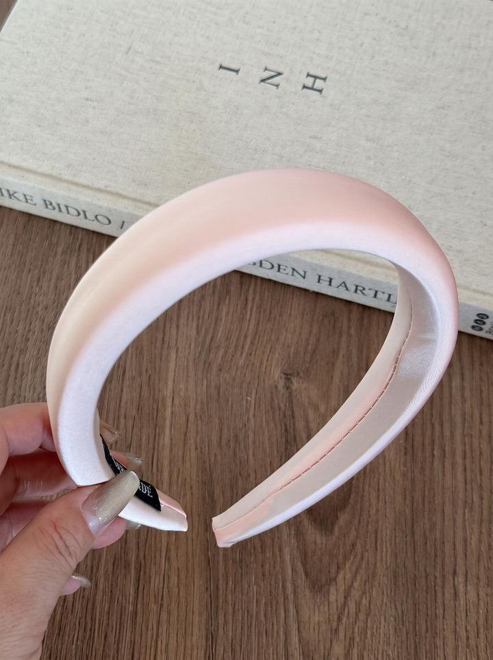 Minimalist Padded Satin Headband
