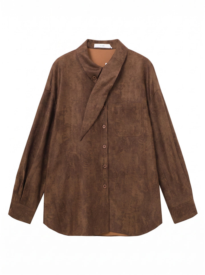 Cozy Wool Blend Button Down Shirt
