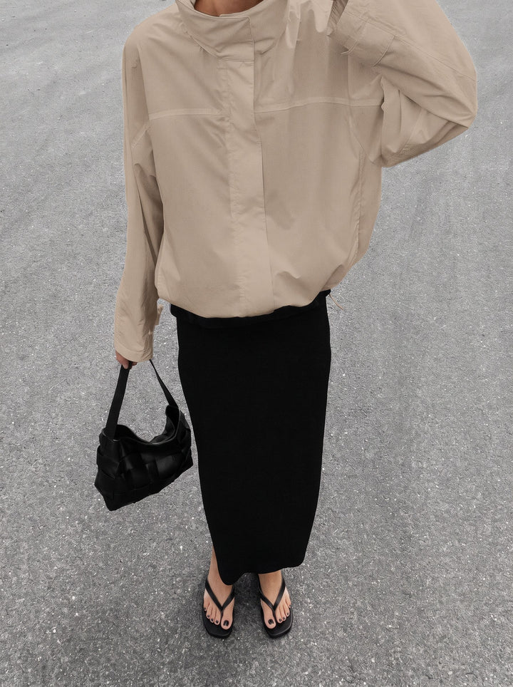 Minimalist Lightweight Snap Front Jacket