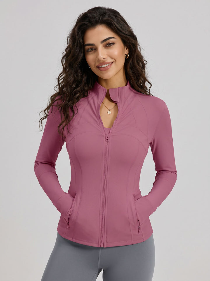 Slim Fit Stretchy Athletic Jacket