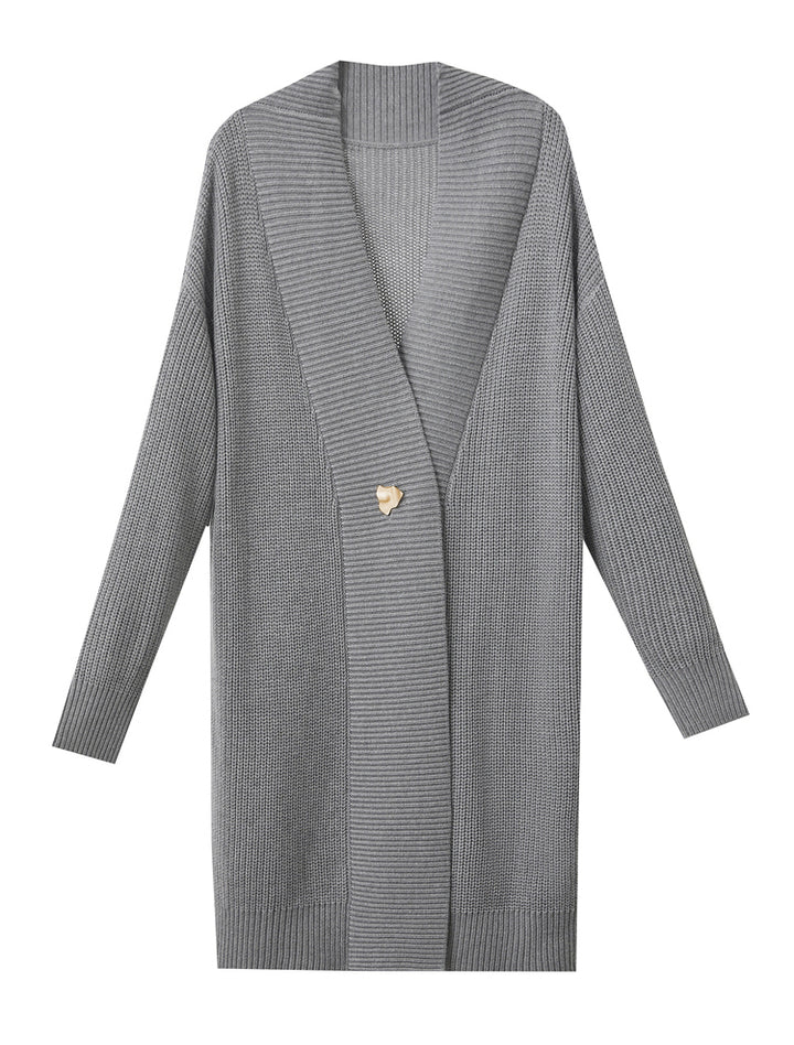 Cozy Oversized Ribbed Knit Cardigan