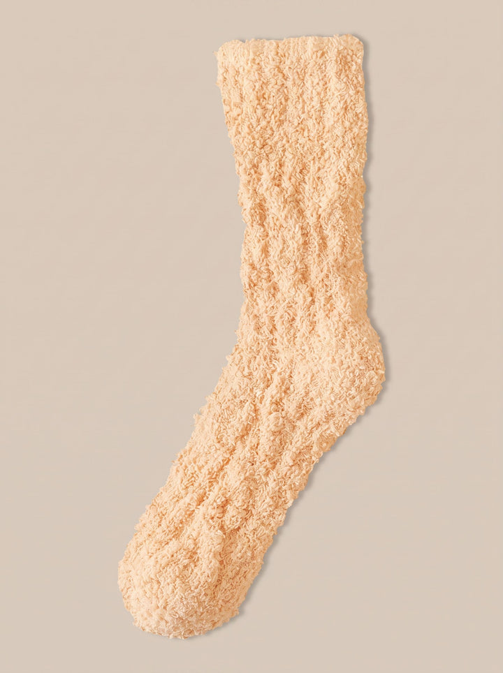 Cozy Plush Cable Knit Socks