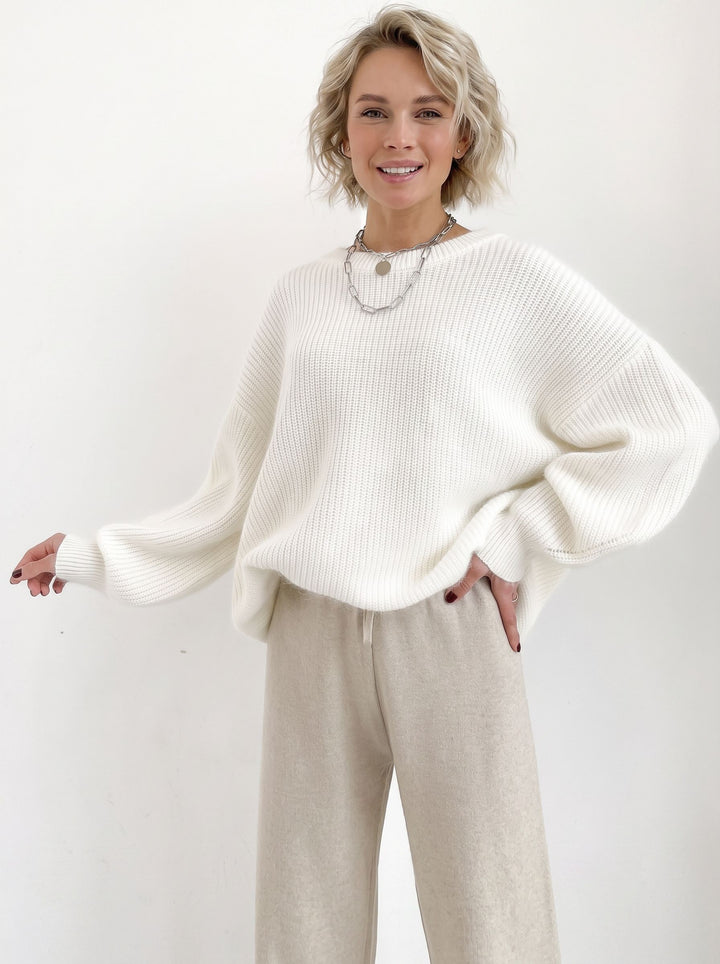 Cozy Soft Fuzzy Oversized Pullover Sweater