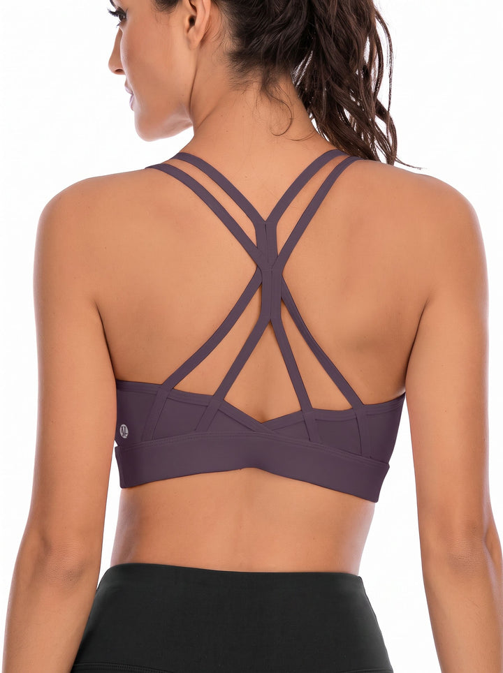 Strappy Back Medium Support Sports Bra