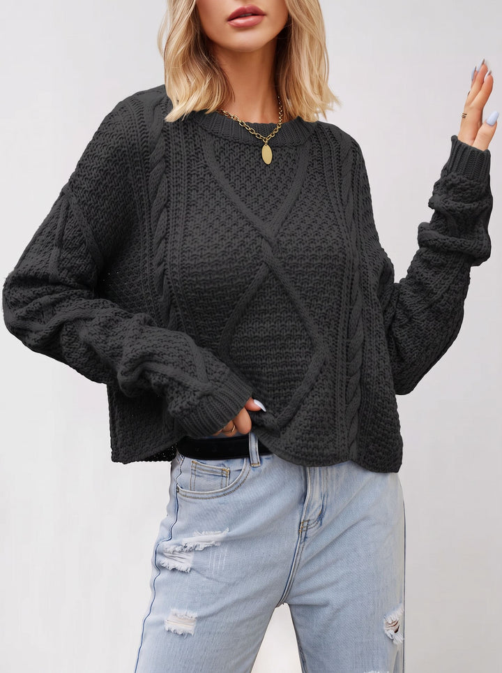 Cozy Chunky Cable Knit Sweater