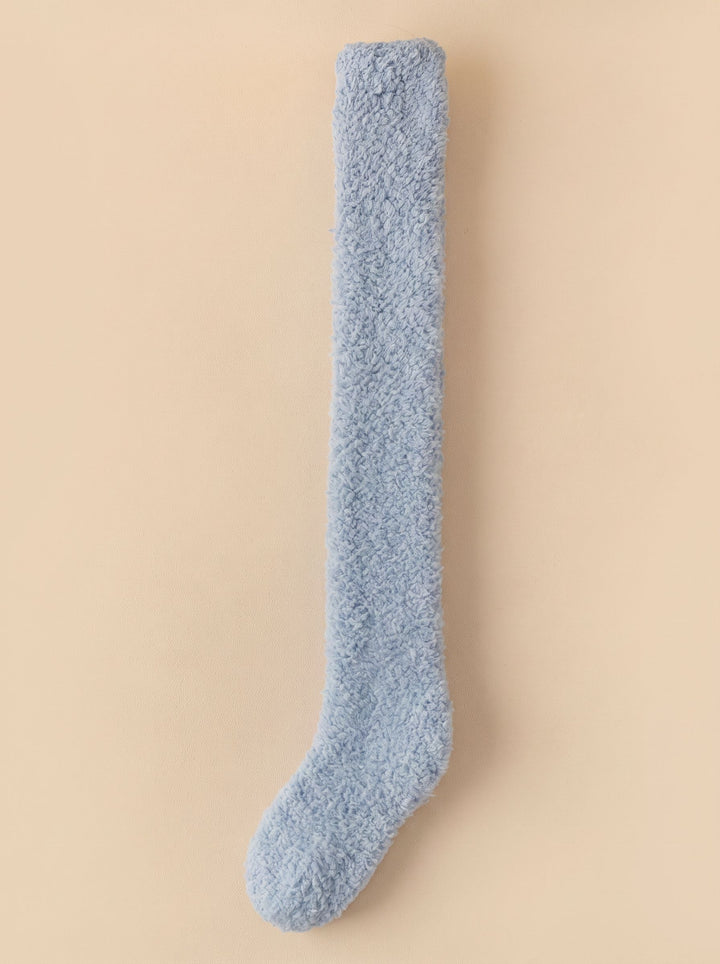 Cozy Fuzzy Over The Knee Socks