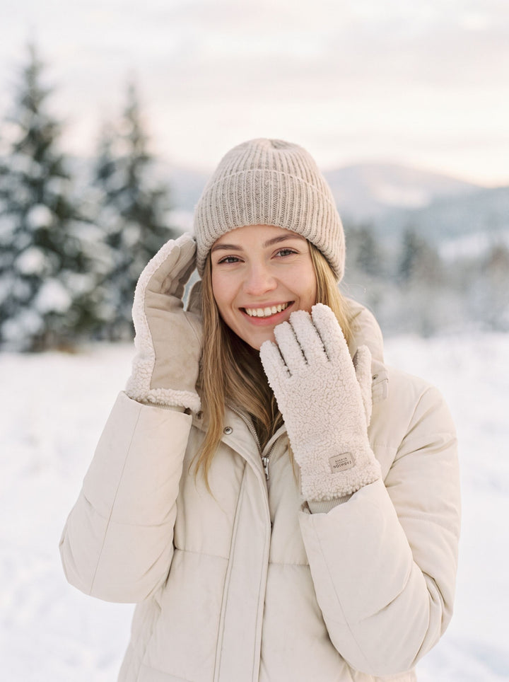 Cozy Thermal Faux Shearling Gloves