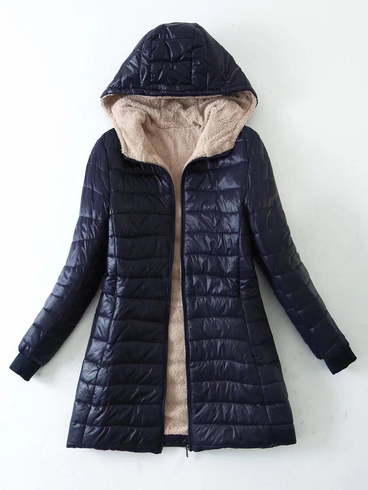 Fleece Lined Quilted Puffer Jacket