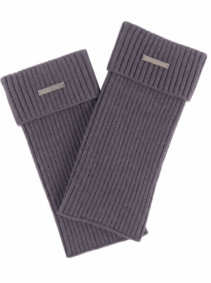 Cozy Ribbed Knit Leg Warmers