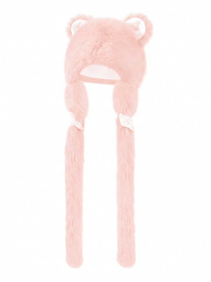 Fluffy Cute Bear Ear Hat