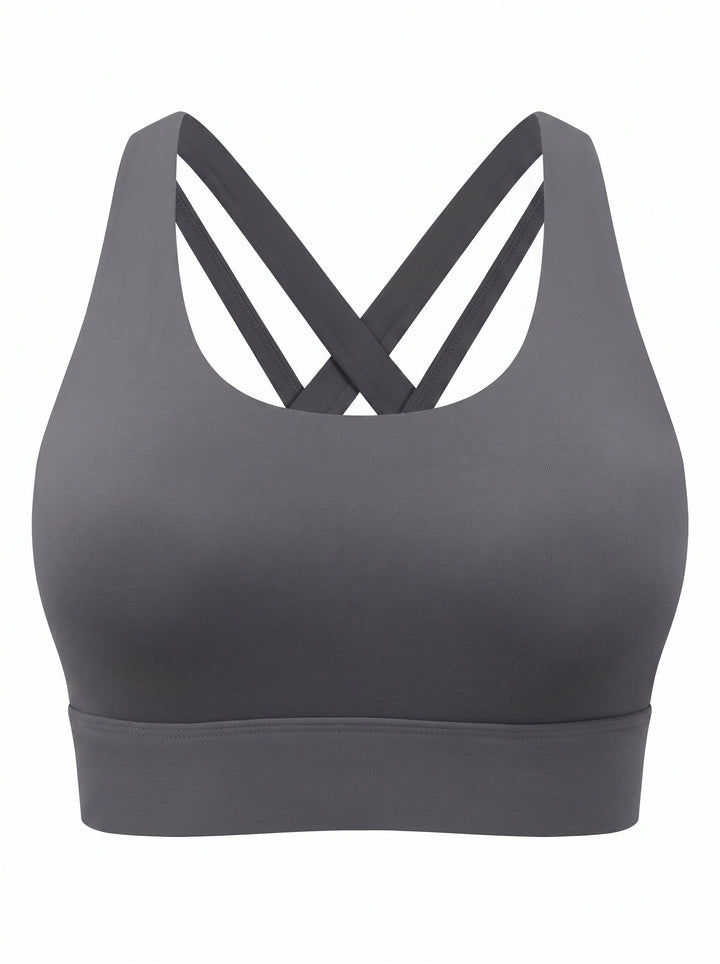 Sexy Crisscross Back Sports Bra