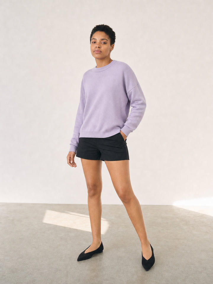 Cozy Oversized Crewneck Pullover Sweatshirt