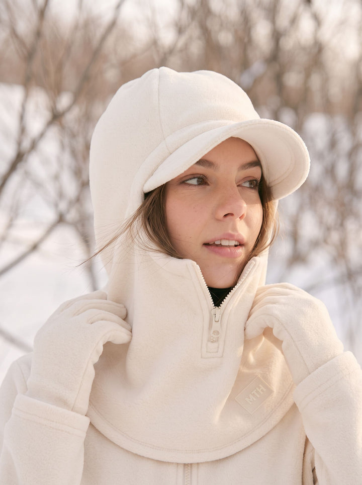 Thermal Fleece Zipper Balaclava Hat