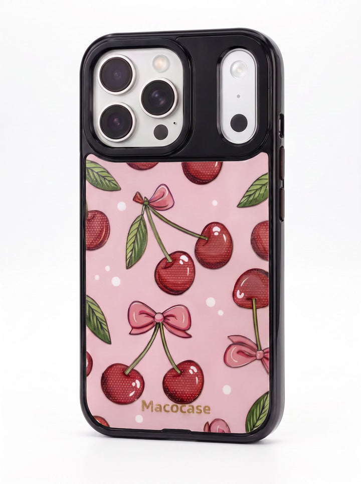 Cherry and Bow Pattern Phone Case