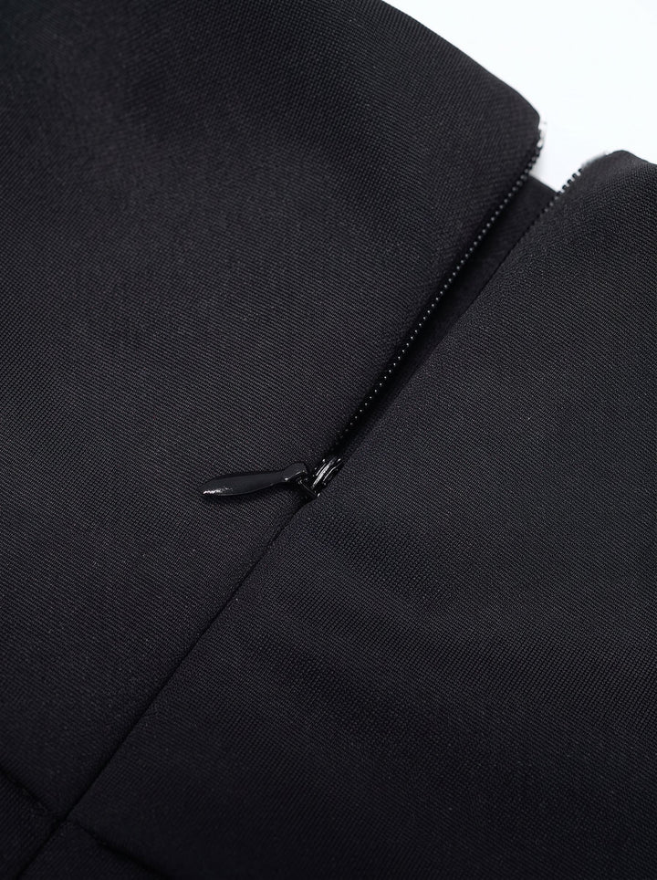High Waisted Wide Leg Trousers