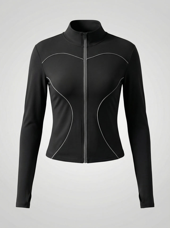 High-Neck Breathable Sporty Jacket