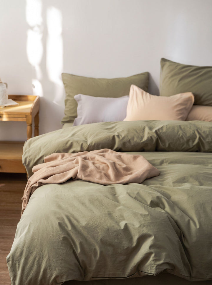Soft Washed Cotton Bedding Set