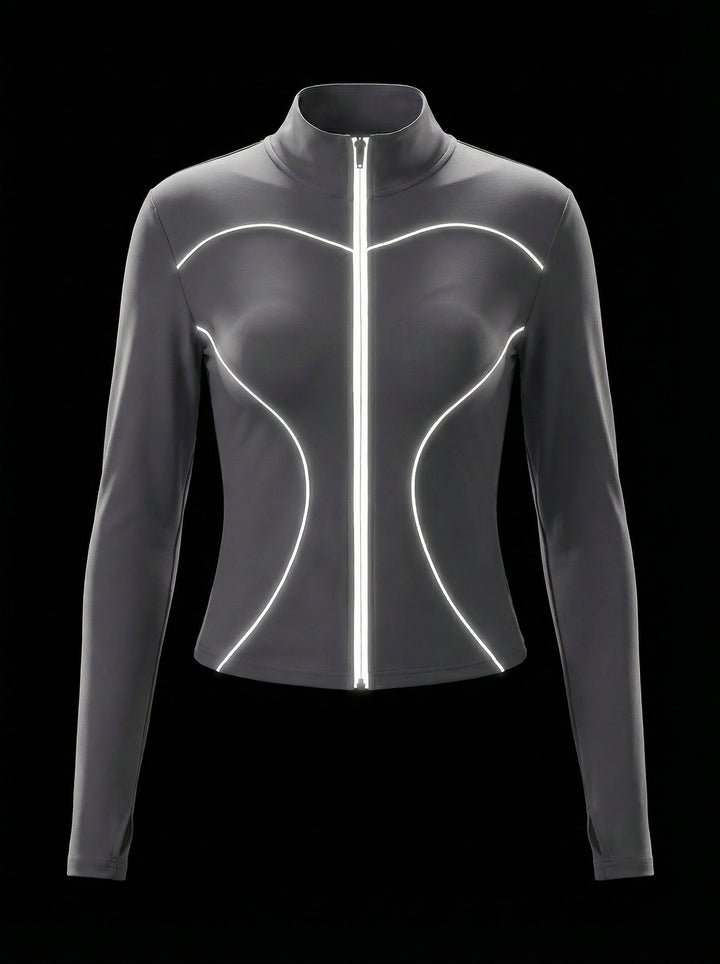 High-Neck Breathable Sporty Jacket