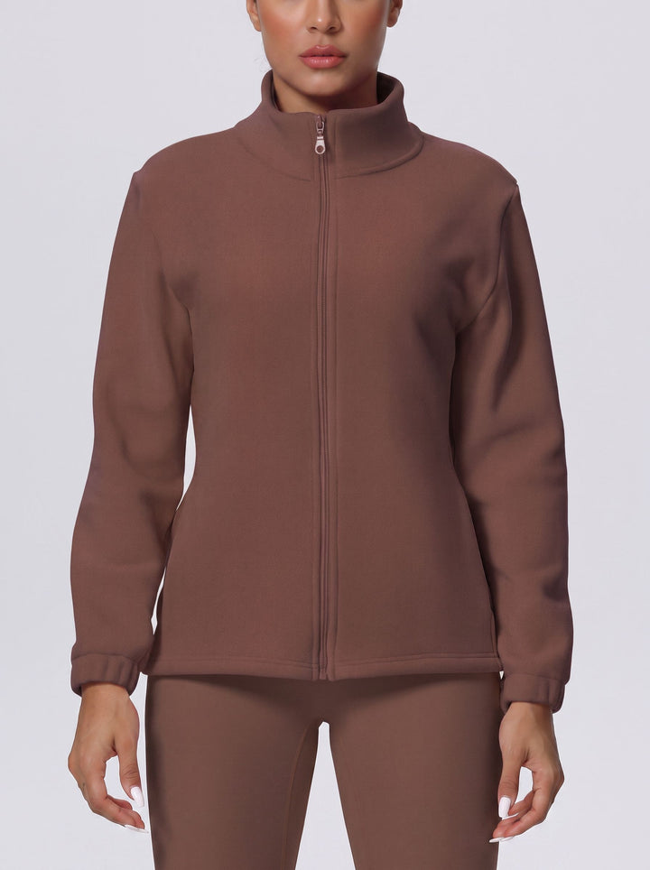 Cozy Fleece Full Zip Sports Fleece-Lined Jacket