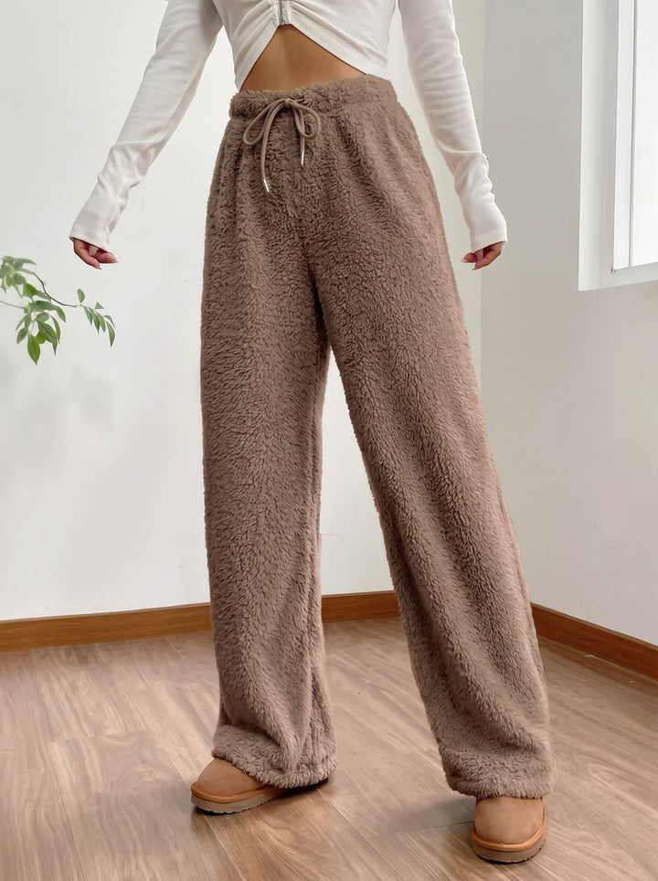 Cozy Fuzzy High Waisted Lounge Pants