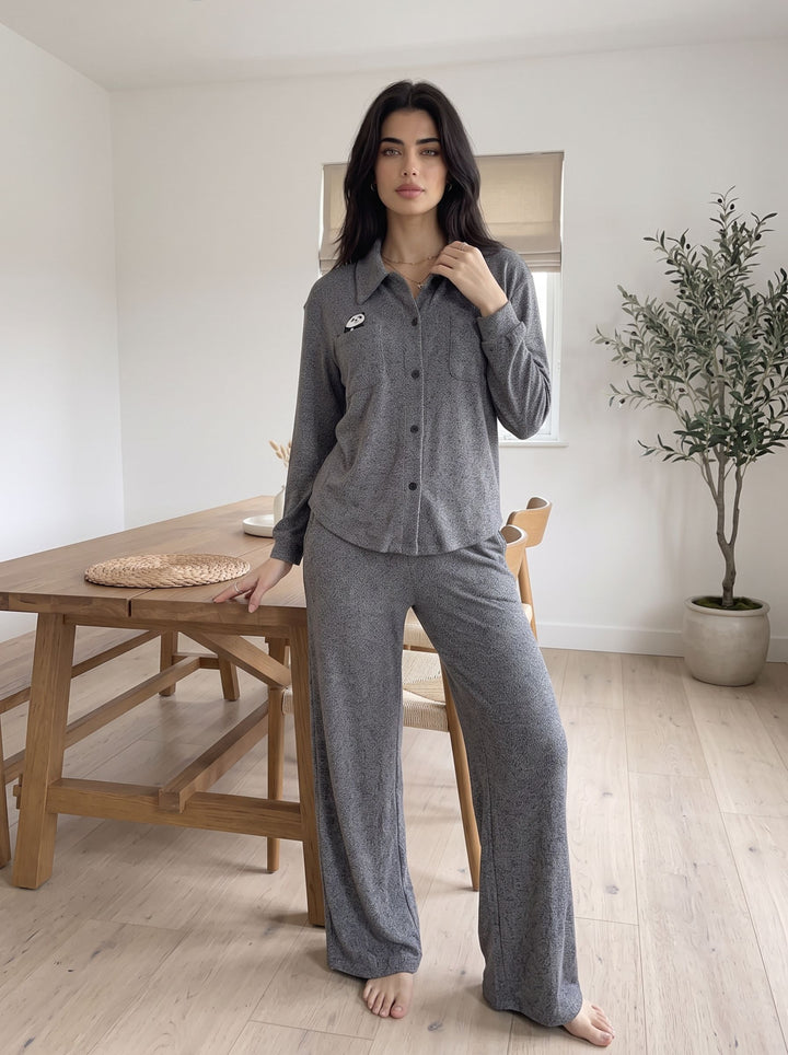 Cozy Soft Panda Print Pajama Set