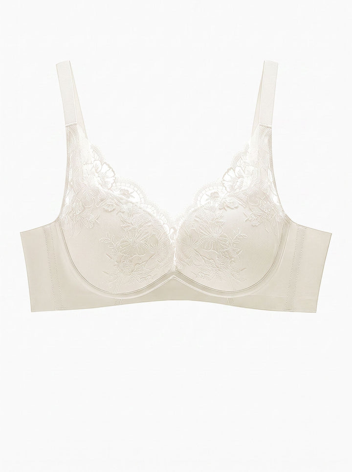 Floral Lace Padded Push Up Bra