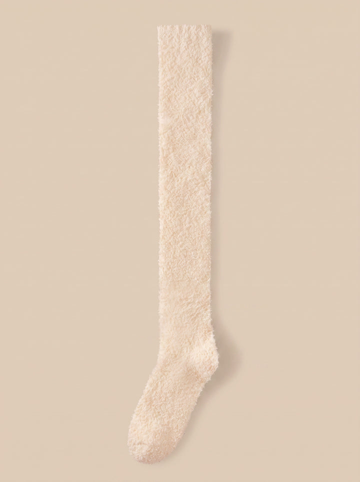 Cozy Plush Over The Knee Socks