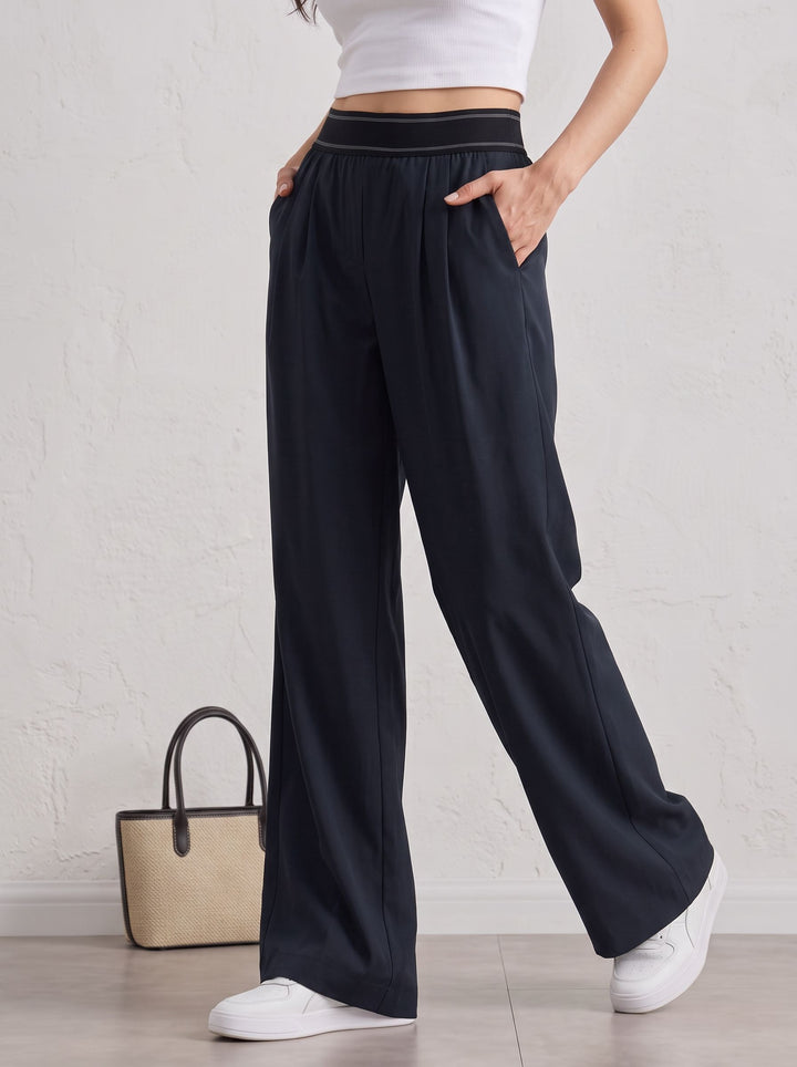High Waisted Wide Leg Athletic Pants