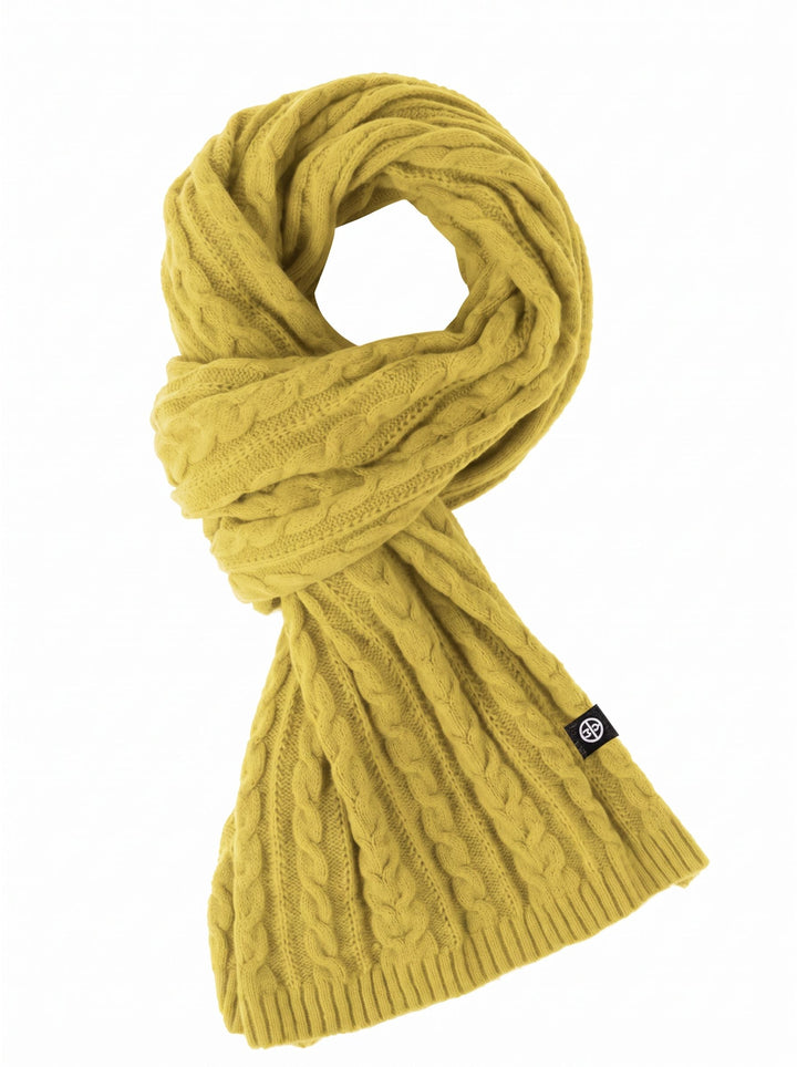 Cozy Chunky Cable Knit Scarf