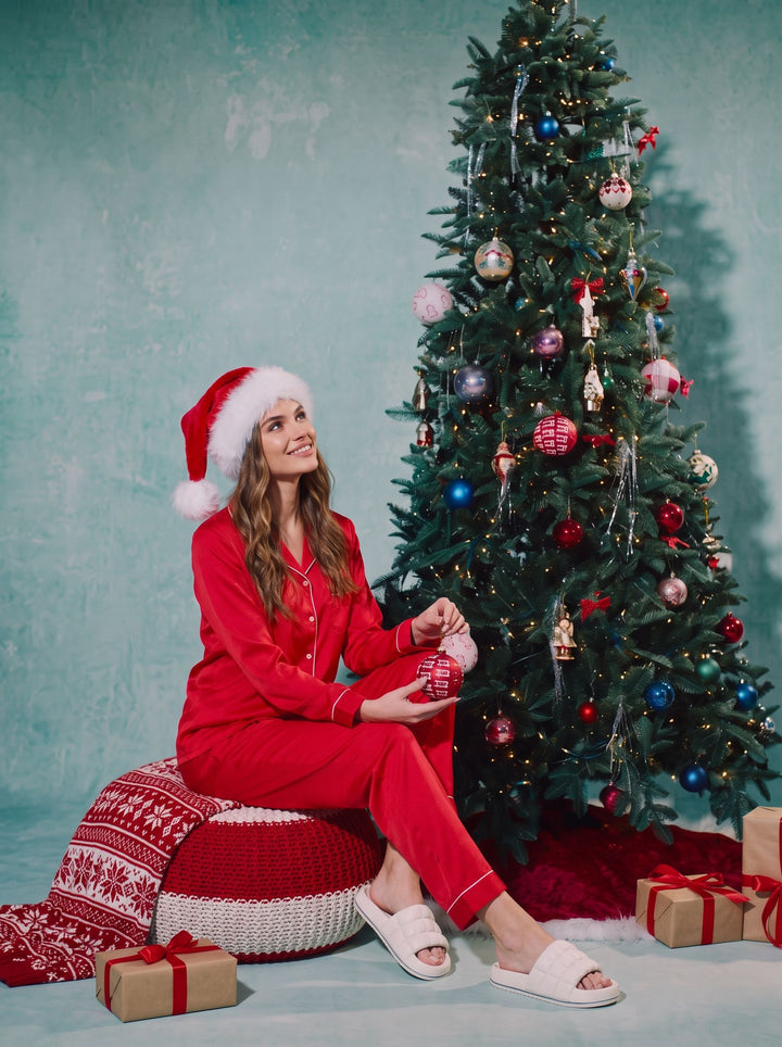 Soft Satin Button Down Pajama Set