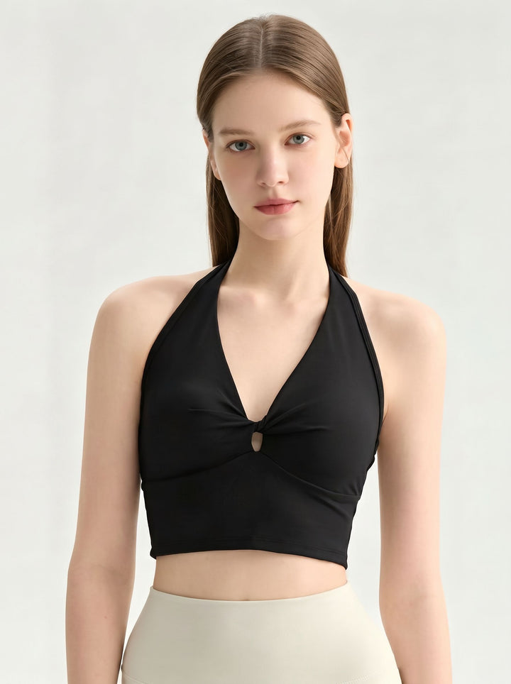 Seamless Twist Front Yoga Tank