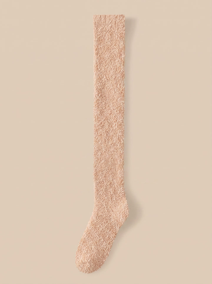 Cozy Plush Over The Knee Socks