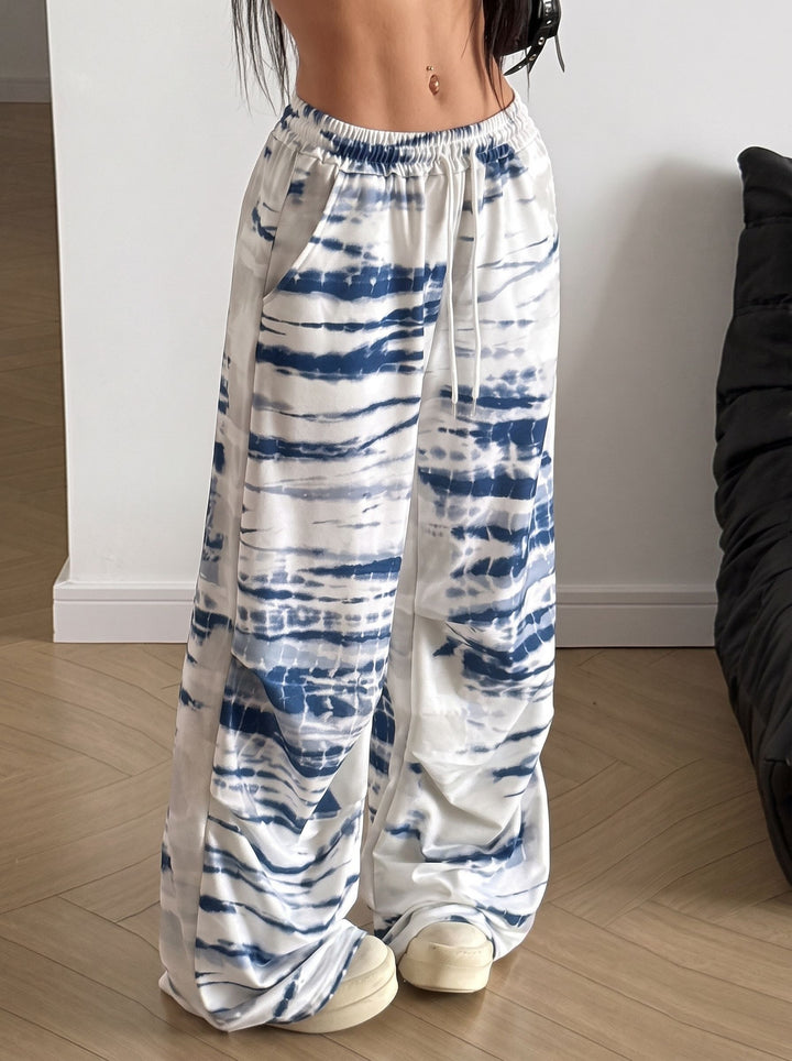 High Waisted Tie Dye Lounge Pants