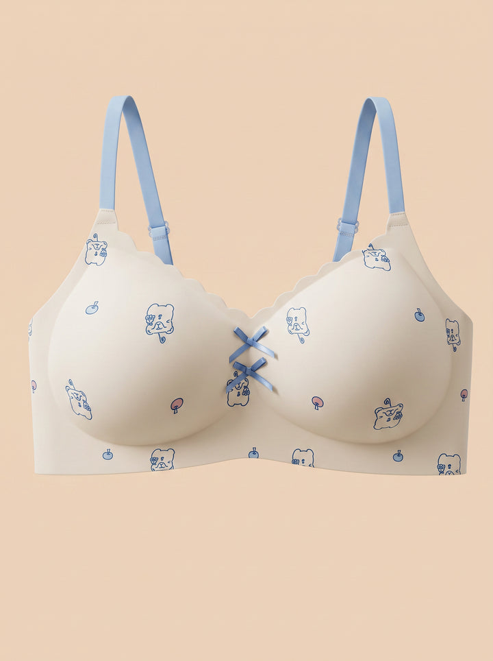 Seamless Comfort Wireless Push Up Bra