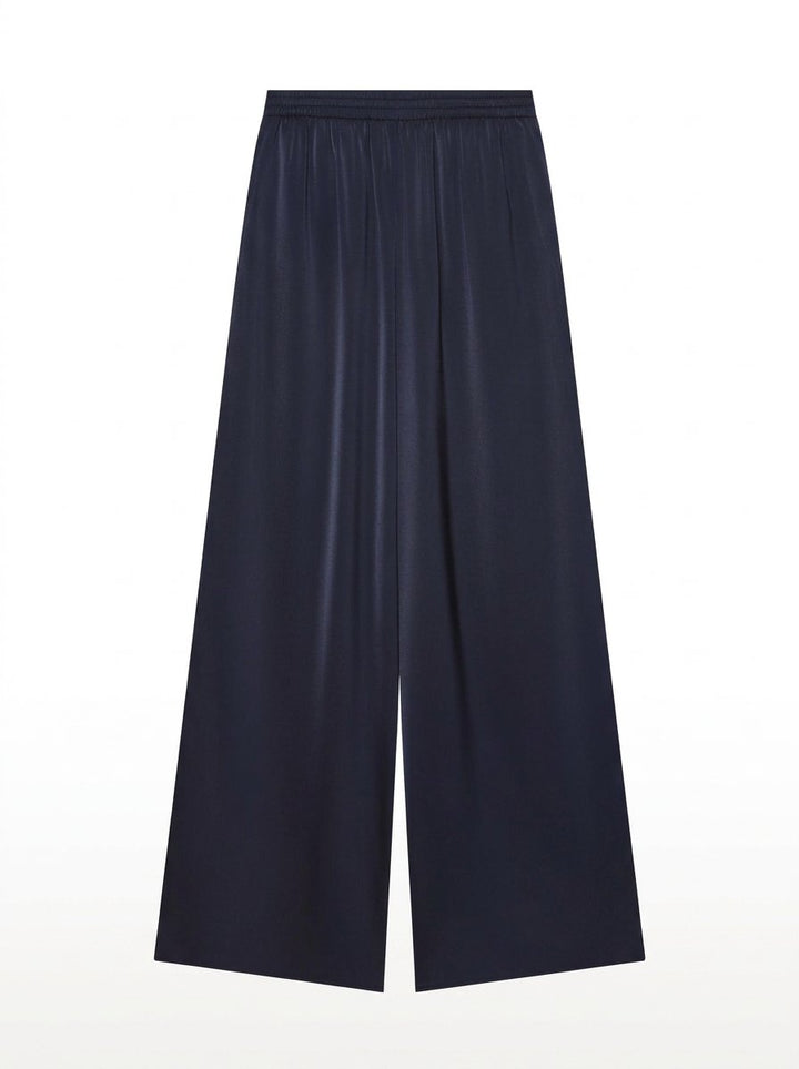 Pleated High Waisted Wide Leg Pants