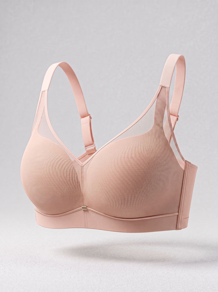 Seamless Breathable Mesh Wireless Bra