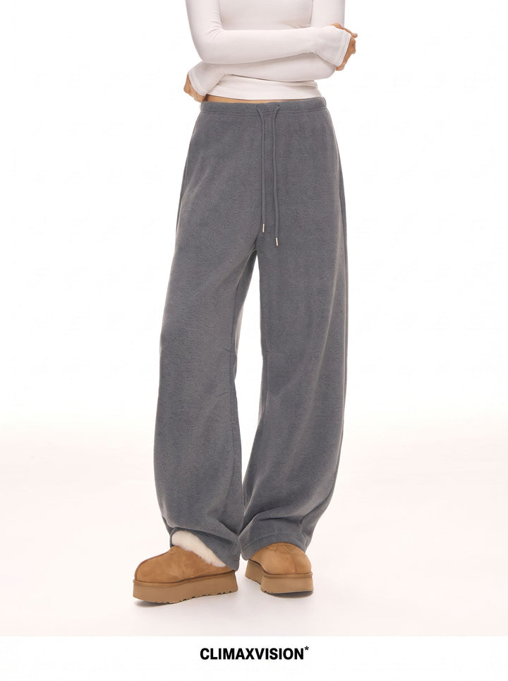 Cozy High Waisted Wide Leg Sweatpants