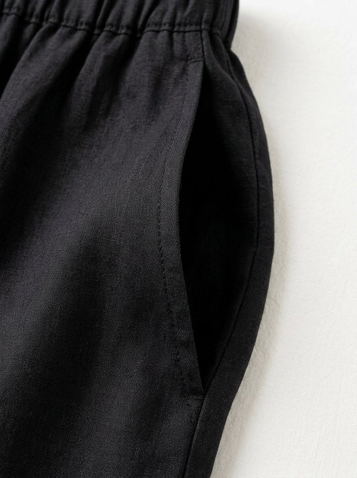 Pleated High Waisted Wide Leg Pants