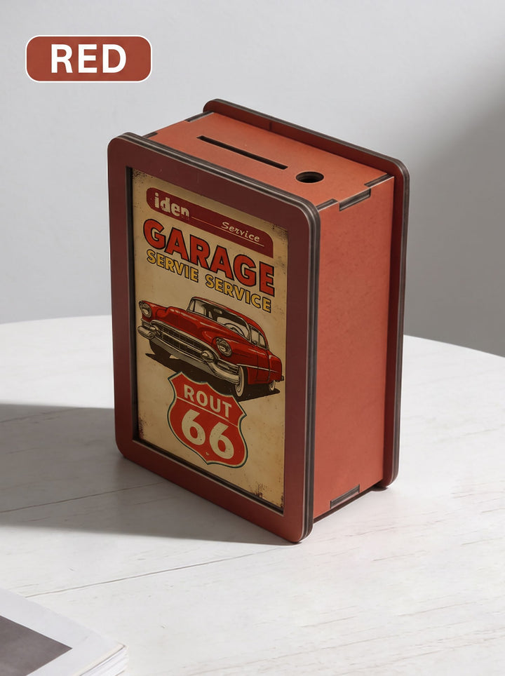 GARAGE SERVICE ROUT 66 Piggy Bank