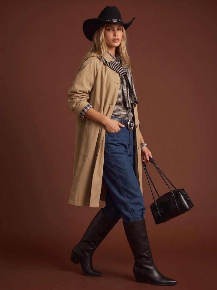 Oversized Classic Tan Trench Coat