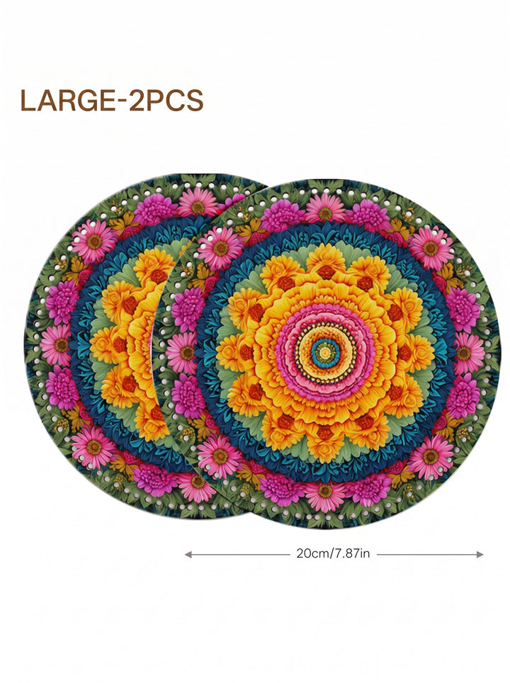 Floral Mandala Pattern Crochet Bag Base