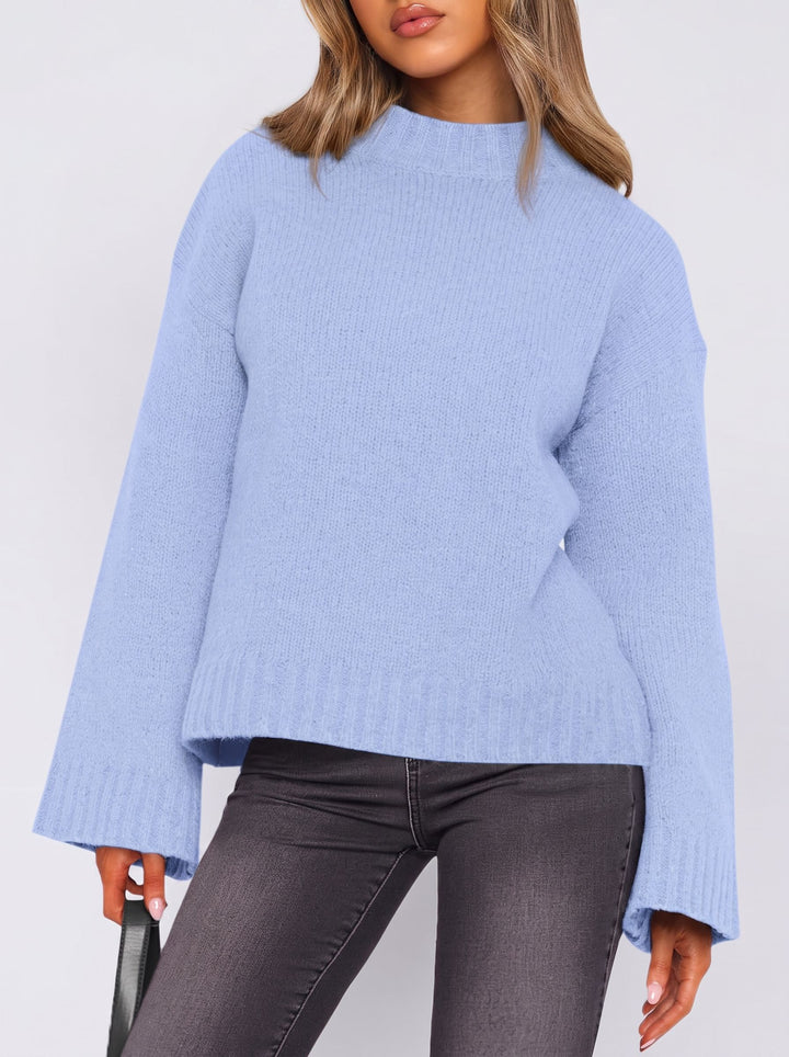 Cozy Bell Sleeve Knit Sweater