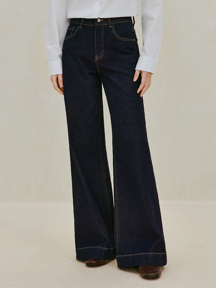 High Waisted Wide Leg Jeans