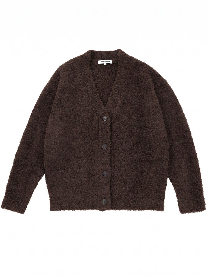 Cozy Oversized Fuzzy Knit Cardigan