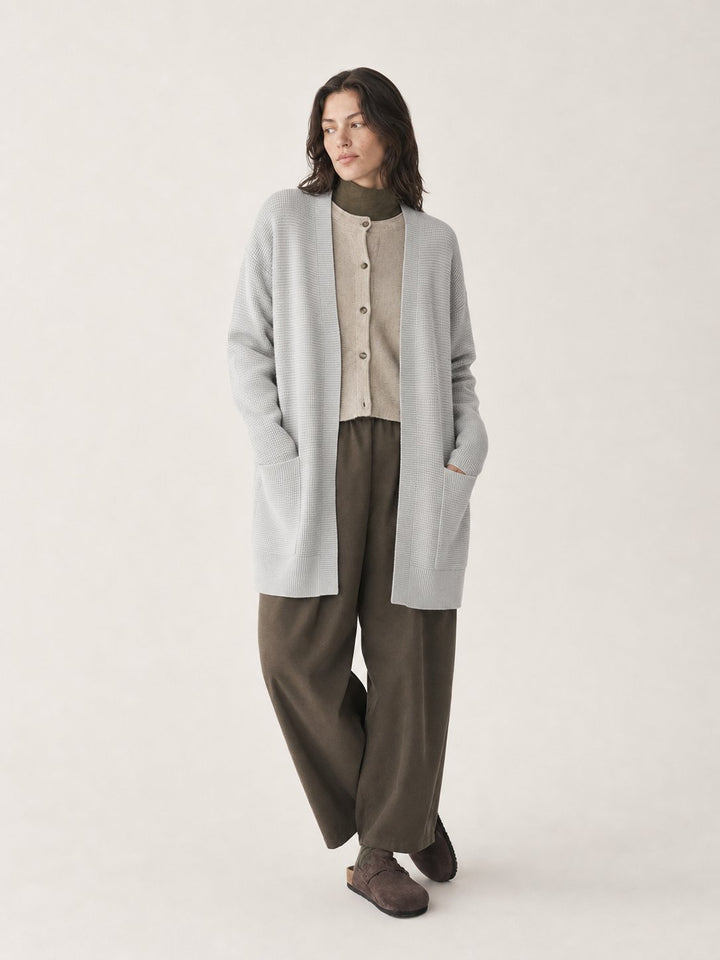 Soft Lightweight Open Front Cardigan