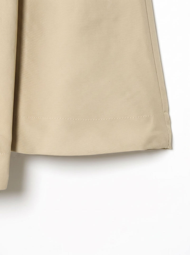 Cropped Double Breasted Trench Coat