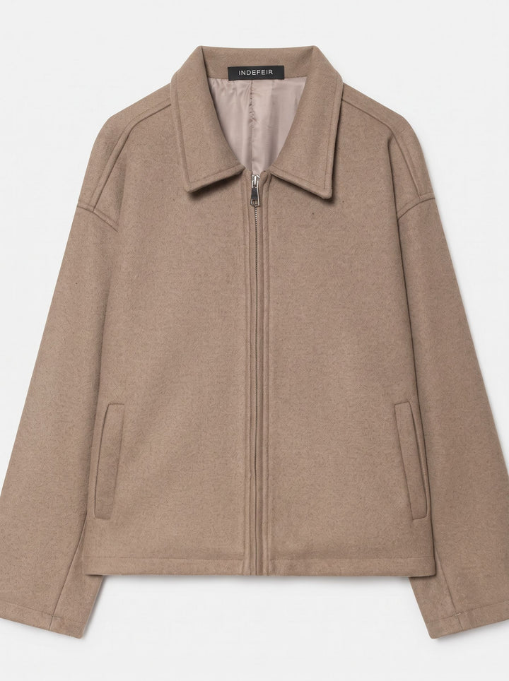 Cozy Oversized Zip Up Jacket